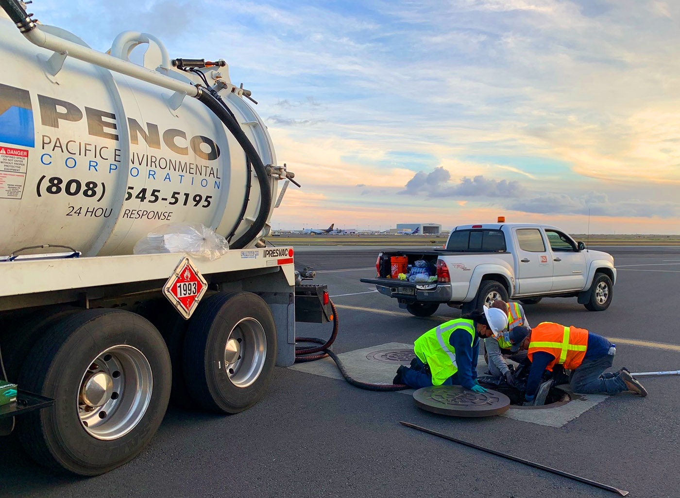 PENCO Facilities and Equipment for environmental contamination response, control, cleanup and disposal