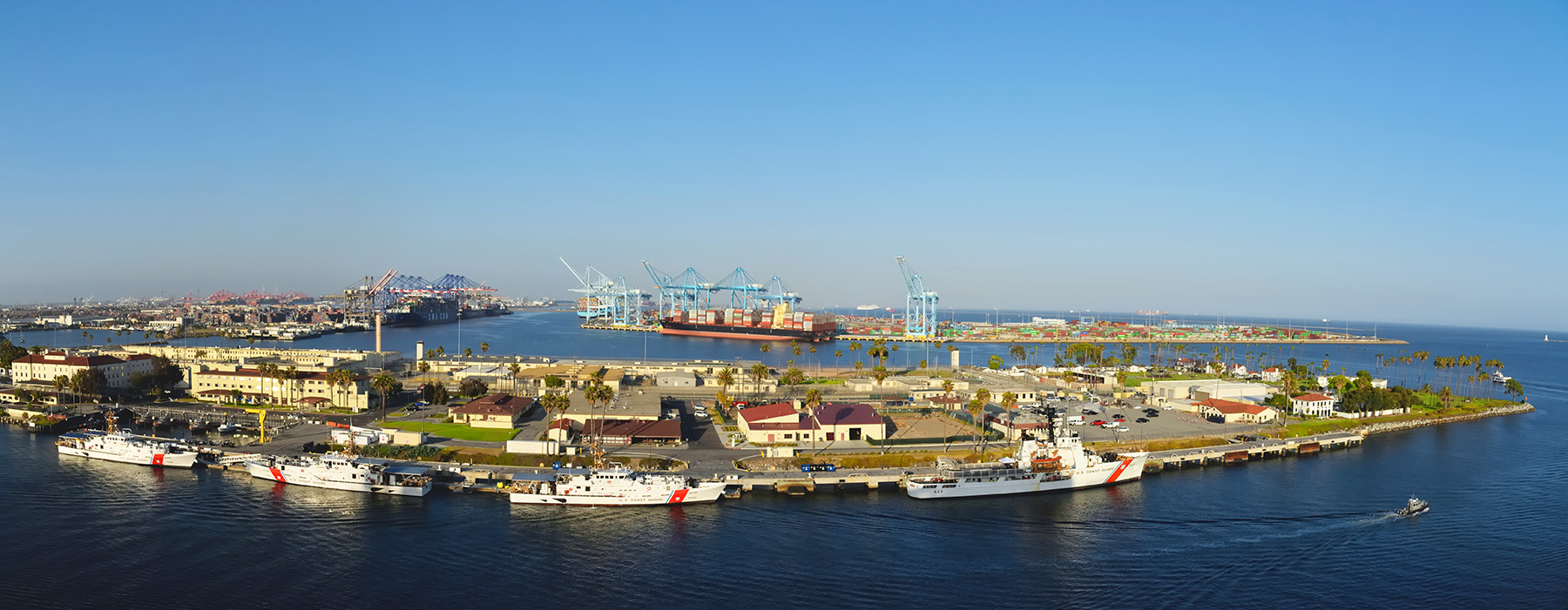 Terminal Island California PENCO Location for regional marine environmental response and cleanup operations.